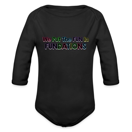 fundations png - Organic Long Sleeve Baby Bodysuit