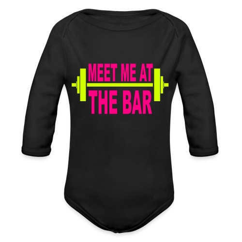 meet_me_at_the_bar_2_spreadsheet - Organic Long Sleeve Baby Bodysuit