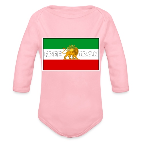 Free Iran For Ever - Organic Long Sleeve Baby Bodysuit