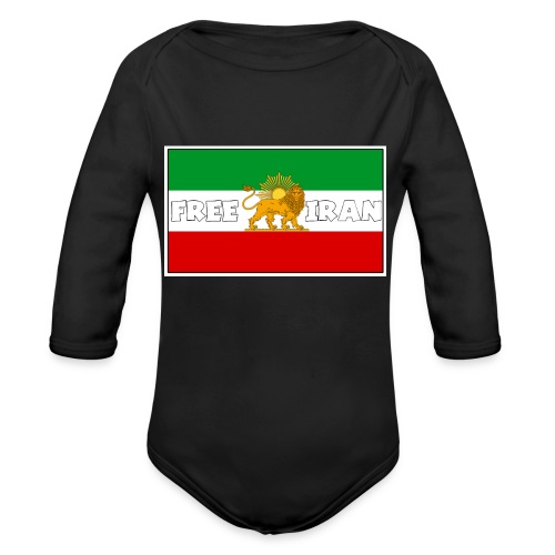 Free Iran For Ever - Organic Long Sleeve Baby Bodysuit