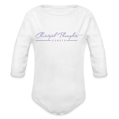 Christyal Thoughts C3N3T31 CP - Organic Long Sleeve Baby Bodysuit