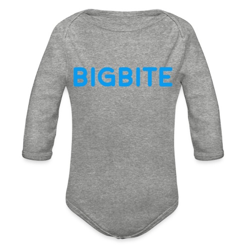 Toddler BIGBITE Logo Tee - Organic Long Sleeve Baby Bodysuit