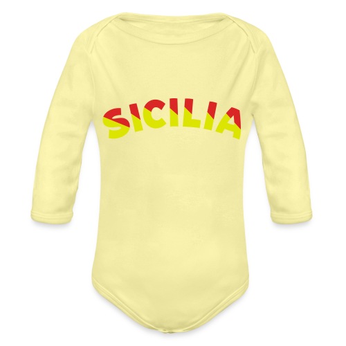 SICILIA - Organic Long Sleeve Baby Bodysuit