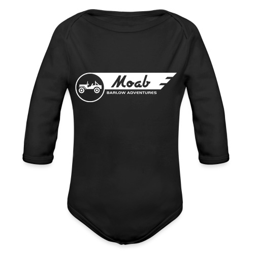 Barlow Adventures Moab Logo - Organic Long Sleeve Baby Bodysuit