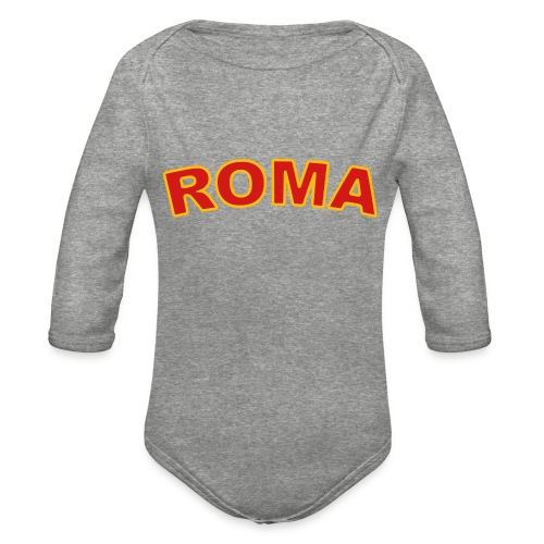 roma_2_color - Organic Long Sleeve Baby Bodysuit