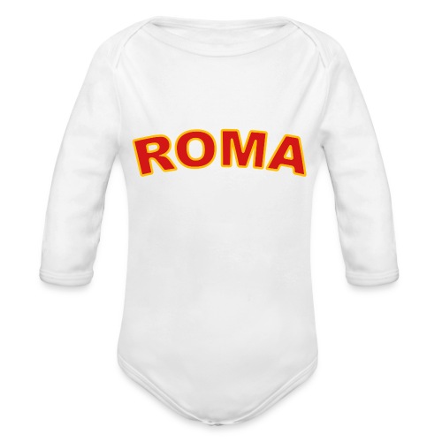 roma_2_color - Organic Long Sleeve Baby Bodysuit