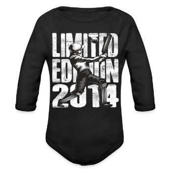 Limited Edition 2014 Limited Edition Cricket - Organic Long Sleeve Baby Bodysuit - black - Front