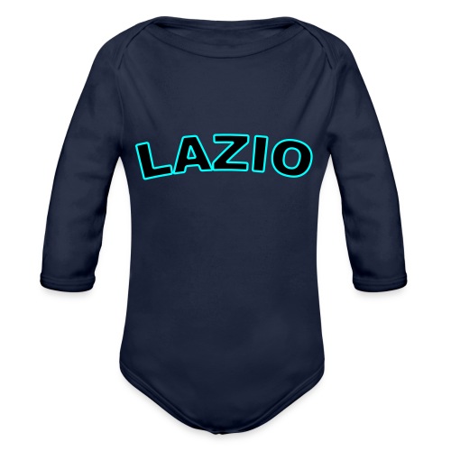 lazio_2_color - Organic Long Sleeve Baby Bodysuit