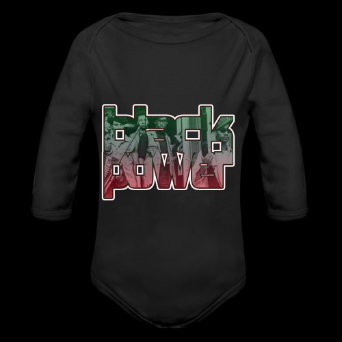 Black Power - Organic Long Sleeve Baby Bodysuit
