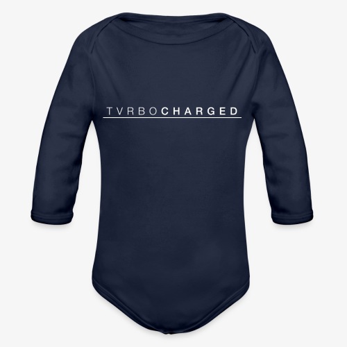 TVRBOCHARGED LOGO - Organic Long Sleeve Baby Bodysuit
