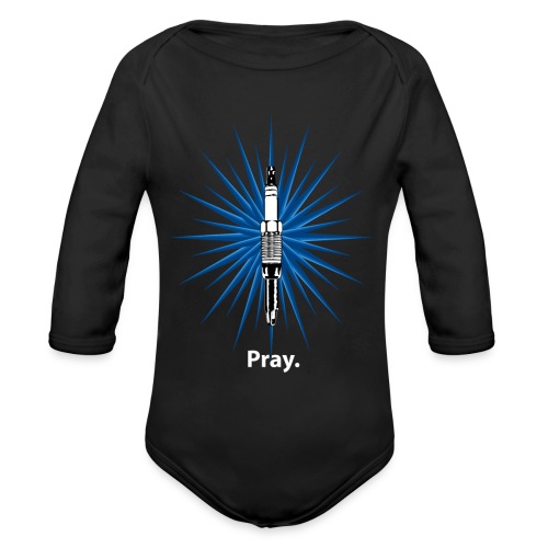 pray - Organic Long Sleeve Baby Bodysuit