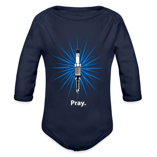 pray - Organic Long Sleeve Baby Bodysuit