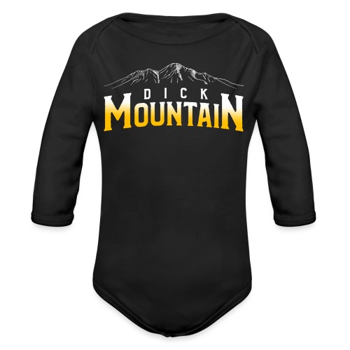 Dick Mountain (No Number) - Organic Long Sleeve Baby Bodysuit