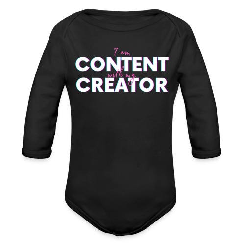 Christian Content Creator - Organic Long Sleeve Baby Bodysuit