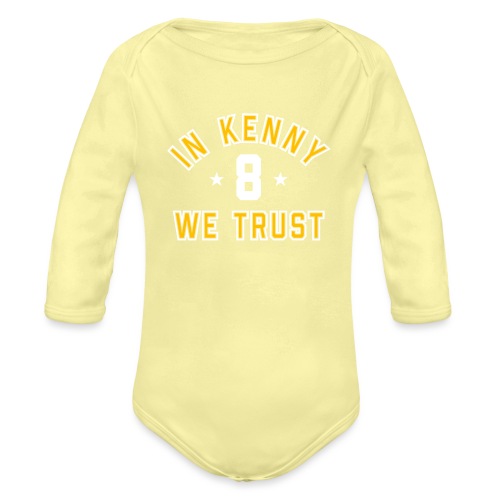 In Kenny We Trust - Organic Long Sleeve Baby Bodysuit