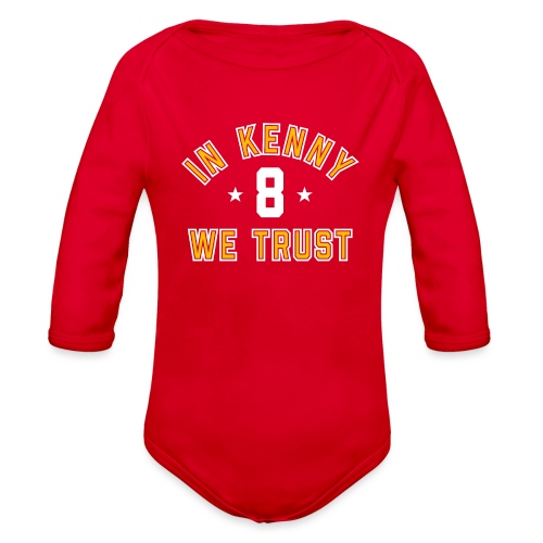 In Kenny We Trust - Organic Long Sleeve Baby Bodysuit