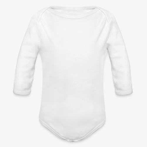 SocaHeart - WHITE - Organic Long Sleeve Baby Bodysuit