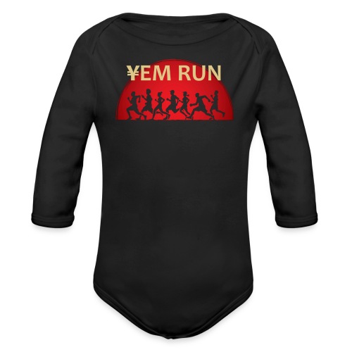 YEM RUN - Organic Long Sleeve Baby Bodysuit