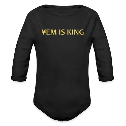 YEM IS KING - Organic Long Sleeve Baby Bodysuit