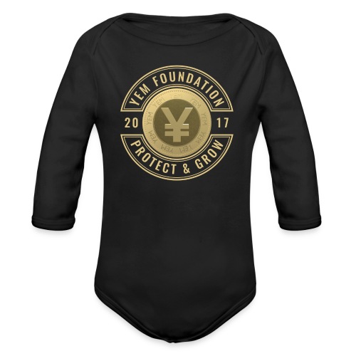 YEM FOUNDATION PROTECT & GROW - Organic Long Sleeve Baby Bodysuit