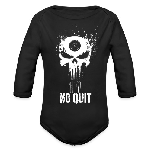 No Quit - Organic Long Sleeve Baby Bodysuit