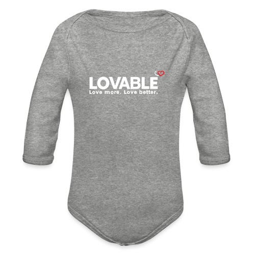 Lovable - Organic Long Sleeve Baby Bodysuit