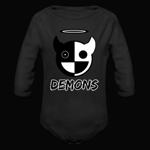 Demons - Organic Long Sleeve Baby Bodysuit