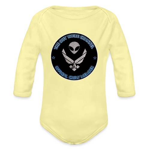 BlackOpsTrans1-FrontOnly - Organic Long Sleeve Baby Bodysuit