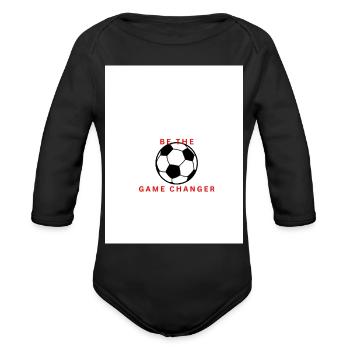 Logo de Football Be The Care Everter - Cache-couche à manches longues bio - noir - Devant