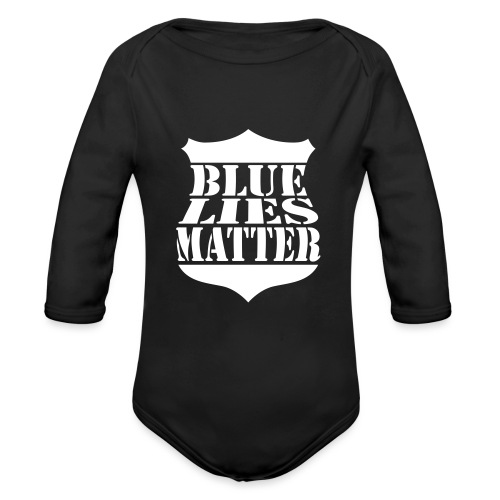 Blue Lies Matter - Organic Long Sleeve Baby Bodysuit