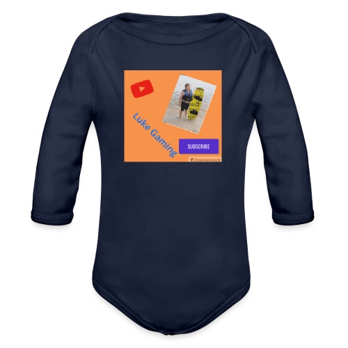 Luke Gaming T-Shirt - Organic Long Sleeve Baby Bodysuit