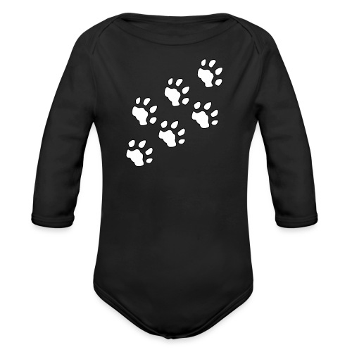 Cat Paw - Organic Long Sleeve Baby Bodysuit
