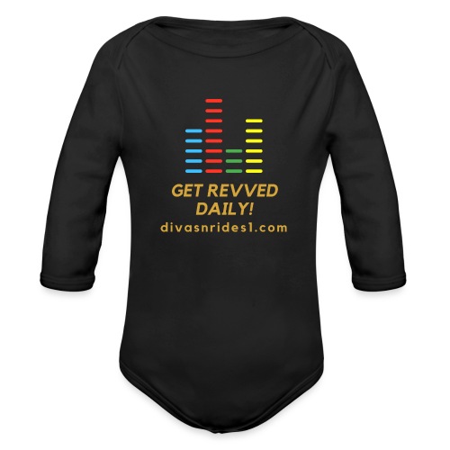 RevvedWithDNR01 - Organic Long Sleeve Baby Bodysuit