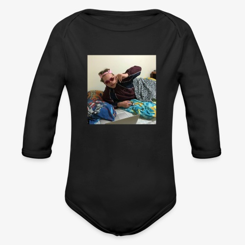 good meme - Organic Long Sleeve Baby Bodysuit