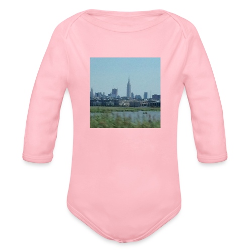 New York - Organic Long Sleeve Baby Bodysuit