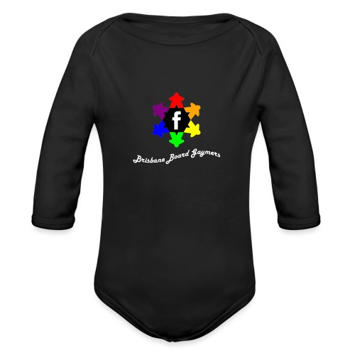 Brisbane Board Gaymers - Organic Long Sleeve Baby Bodysuit