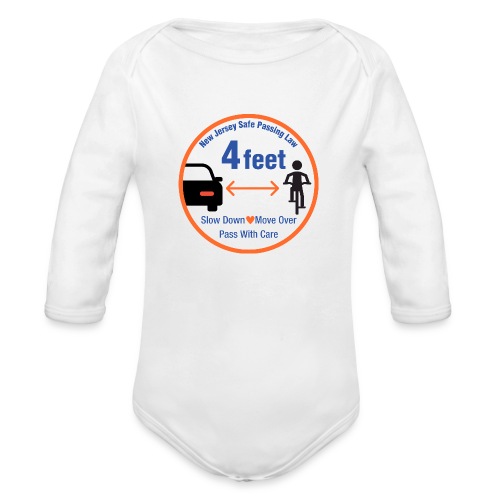 Safe Passing Logo Gear - Organic Long Sleeve Baby Bodysuit