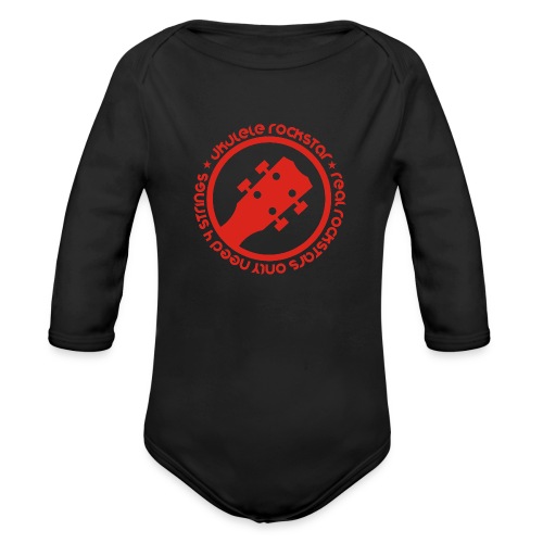 Ukulele Rockstar - Organic Long Sleeve Baby Bodysuit