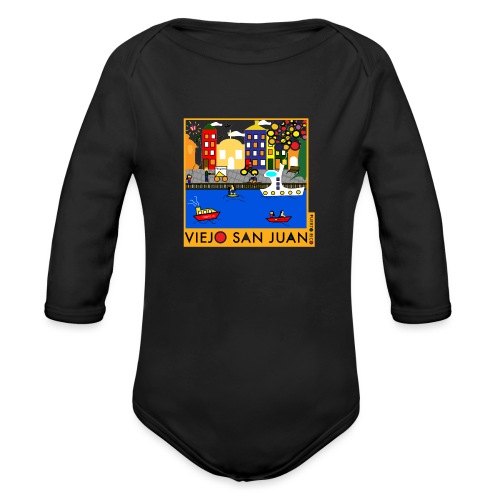 Viejo San Juan - Organic Long Sleeve Baby Bodysuit