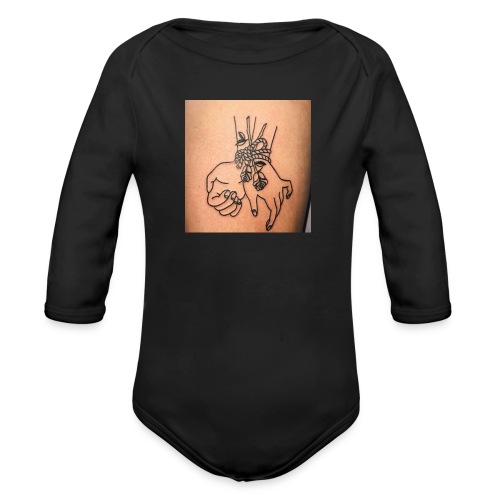 Roses - Organic Long Sleeve Baby Bodysuit