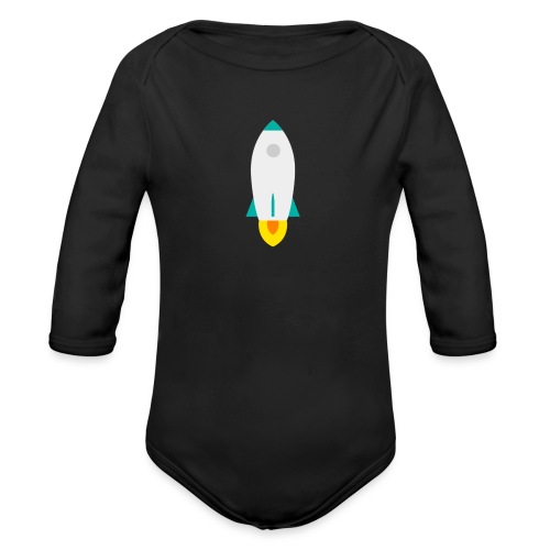 rocket Shirt - Organic Long Sleeve Baby Bodysuit