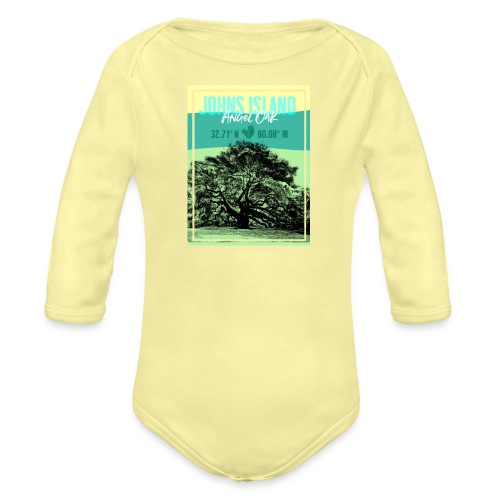 Johns Island_Angel Oak - Organic Long Sleeve Baby Bodysuit