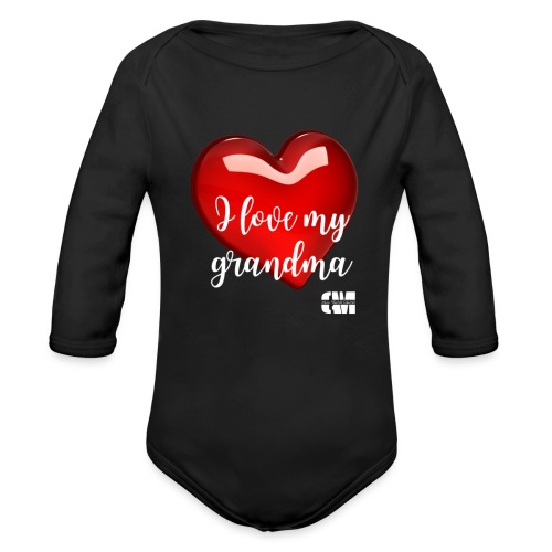 Love Grandma - Organic Long Sleeve Baby Bodysuit