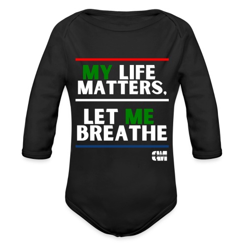 Let Me Breathe 2 - Organic Long Sleeve Baby Bodysuit