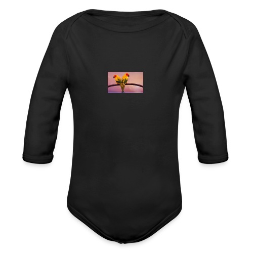 parrot - Organic Long Sleeve Baby Bodysuit
