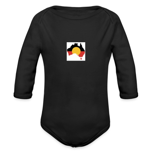 Aboriginal Culture - Organic Long Sleeve Baby Bodysuit