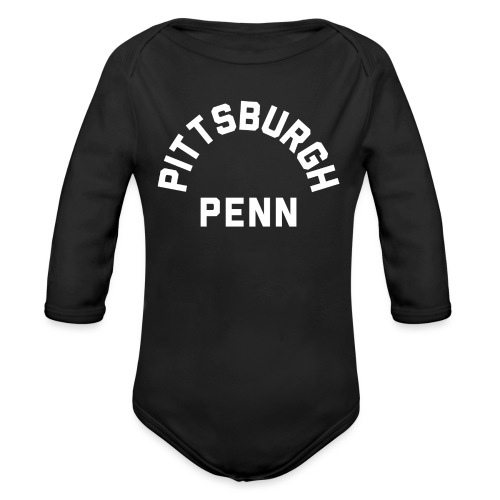Pittsburgh Penn - Organic Long Sleeve Baby Bodysuit