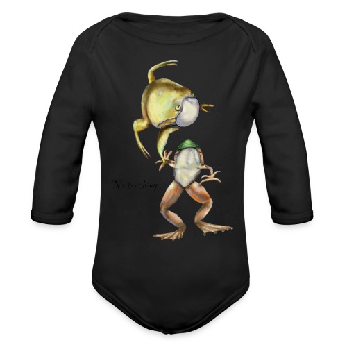 Two frogs - Organic Long Sleeve Baby Bodysuit