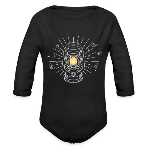 Fireflies Shirt - Organic Long Sleeve Baby Bodysuit