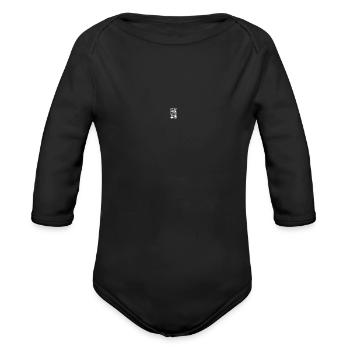 Behavior Analysis Funny Aba Therapy - Organic Long Sleeve Baby Bodysuit - black - Front
